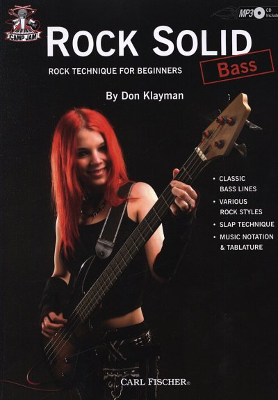 K. Don: Rock Solid Bass, E-Bass (Tab+CD)