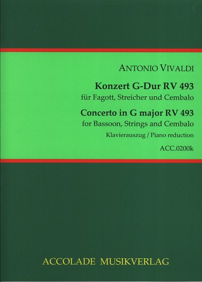A. Vivaldi: Konzert G-Dur Rv 493 Pv 131 F 8/30