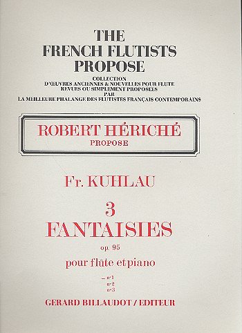 F. Kuhlau: 3 Fantaisies Opus 95 Nø1, FlKlav (KlavpaSt)