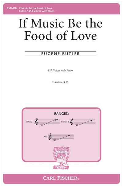 E. Butler: If Music Be the Food of Love, Fch (Chpa)