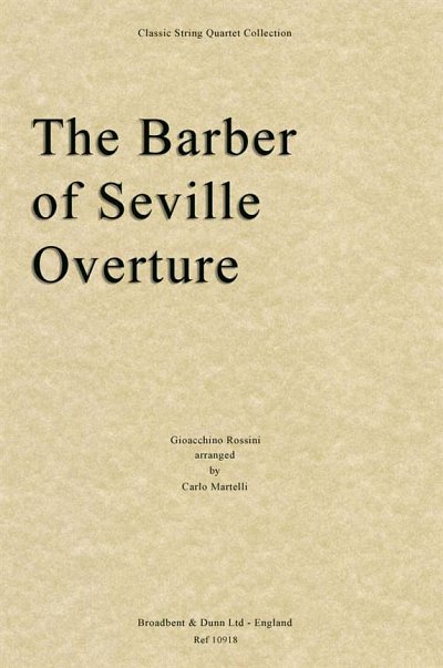 G. Rossini: The Barber of Seville Overture, 2VlVaVc (Part.)