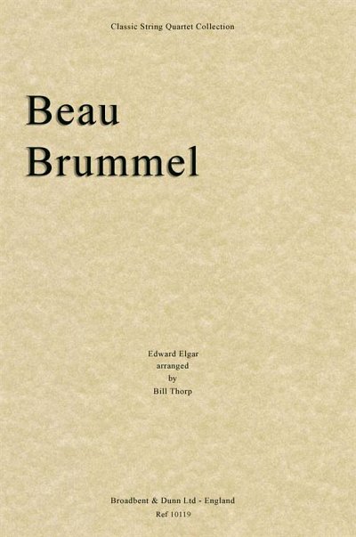 E. Elgar: Beau Brummel, 2VlVaVc (Part.)