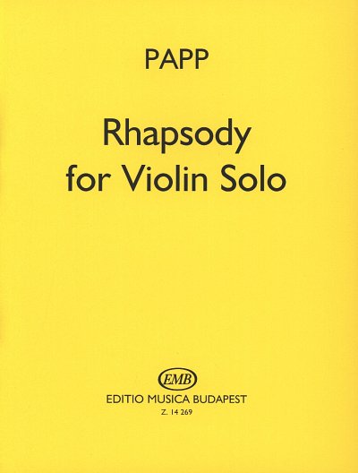 L. Papp: Rhapsodie, Viol