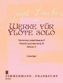 Lauber Joseph: Partita Op 51 - Prelude + Fugue Op 49