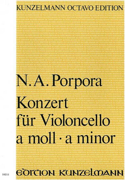 N.A. Porpora: Konzert Für Violoncello A-Moll, VcOrch (Part.)