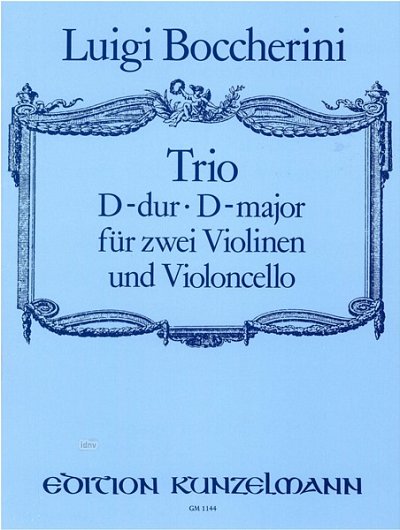 L. Boccherini: Trio D-Dur, 2VlVc (Pa+St)