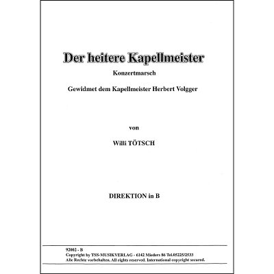 W. Tötsch: Der heitere Kapellmeister, Blaso (DirBSt)