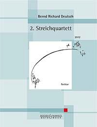 B.R. Deutsch: 2. Streichquartett Nr. 34, 4Str (Part.)