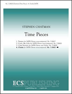 S. Chatman: Time Pieces: No. 4 Clocks, Gch;Klav (Chpa)