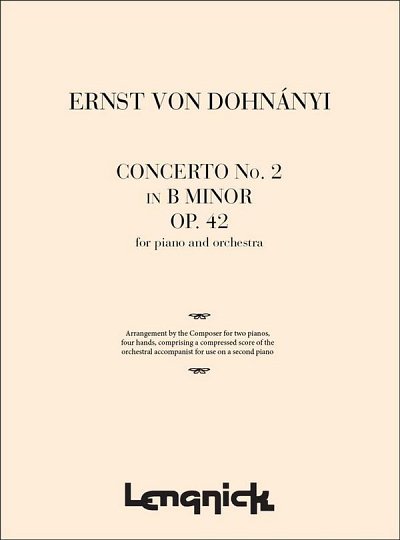Concerto No. 2 In B Minor Op. 42, 2Klav (KA)