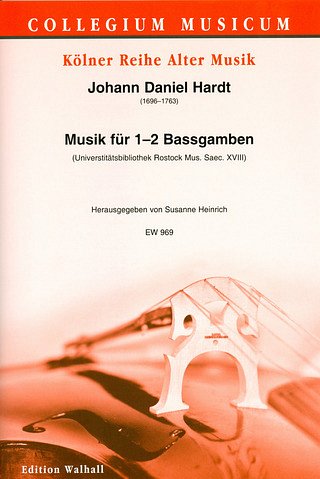 J.D. Hardt: Musik für 1-2 Bassgamben, 1-2Vdg (Sppa)
