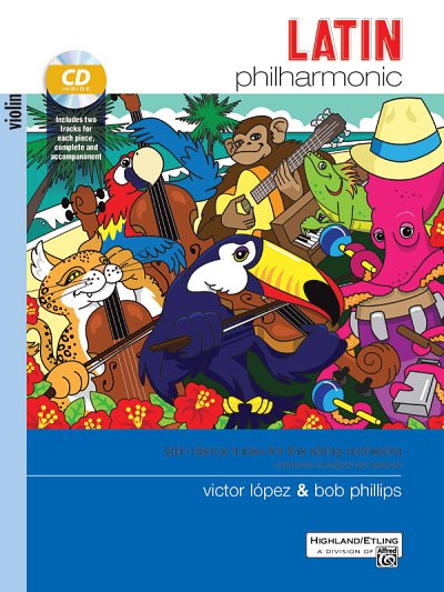 V. López: Latin Philharmonic, Viol (Bu+CD)