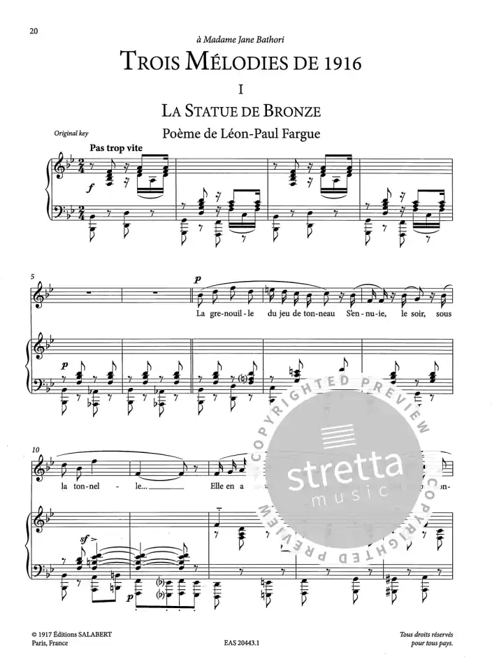 E. Satie: 22 Mélodies, GesMTKlav (2)