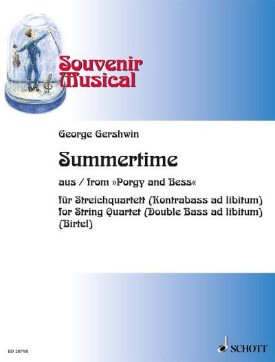 DL: G. Gershwin: Summertime, 4Str;Kb (Pa+St)