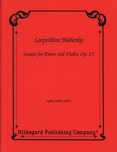 L. Blahetka et al.: Sonata op. 15