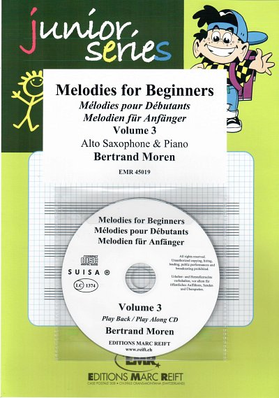 B. Moren: Melodies For Beginners - Volume 3, ASaxKlav (+CD)