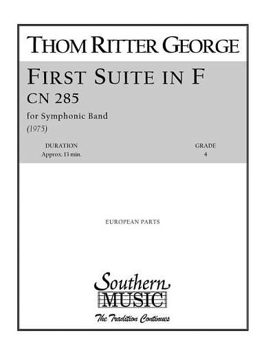 T.R. George: First ( 1St ) Suite In F, Blaso (Part.)