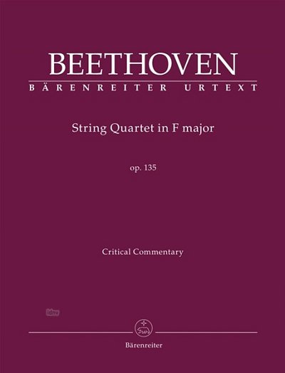 L. v. Beethoven: Streichquartett F-Dur op. 13, 2VlVaVc (Bch)