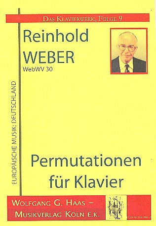 Weber Reinhold: Permutationen Webwv 30