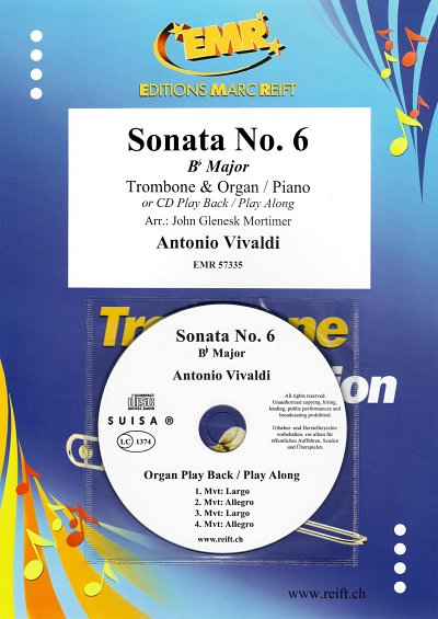 A. Vivaldi: Sonata No. 6, PosKlv/Org (+CD)