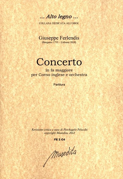 G. Ferlendis: Concerto in fa maggiore, EhOrch (Part.)