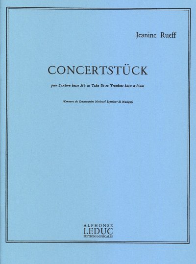J. Rueff: Concertstück, Tb/BposKlv (KlavpaSt)