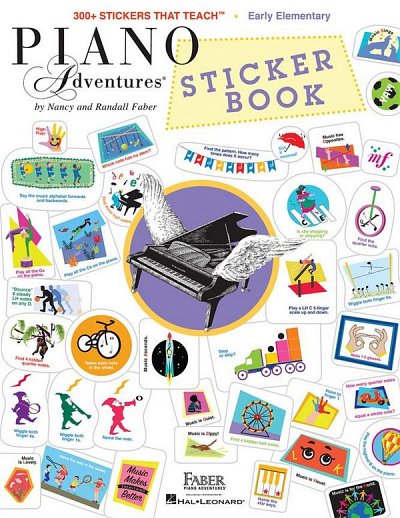Piano Adventures Sticker Book, Klav