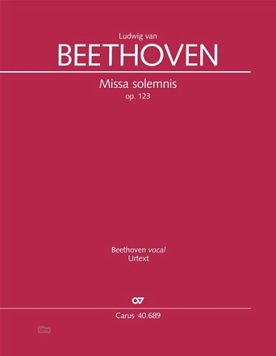 DL: L. v. Beethoven: Missa solemnis D-Dur op. 123 (1817/ (Pa