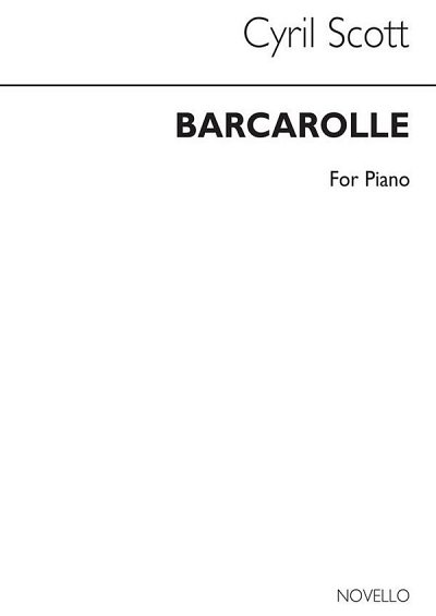 C. Scott: Barcarolle for Piano, Klav