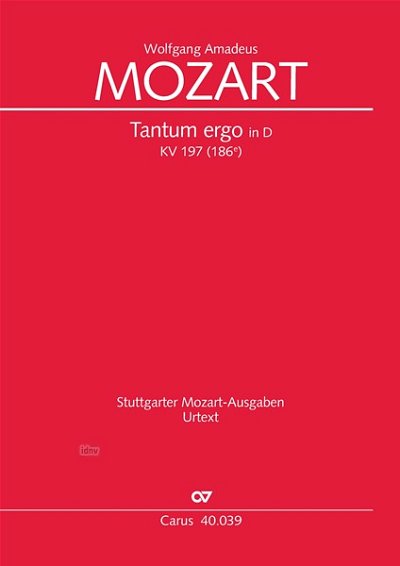 DL: W.A. Mozart: Tantum ergo in D D-Dur KV 197 (186e) (1 (Pa