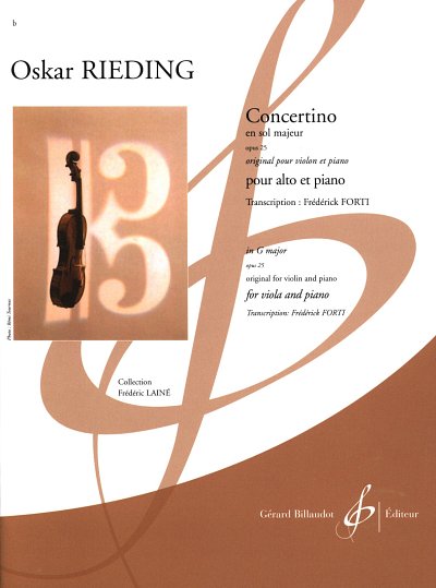 O. Rieding: Concertino en sol majeur op.25, VlaKlav