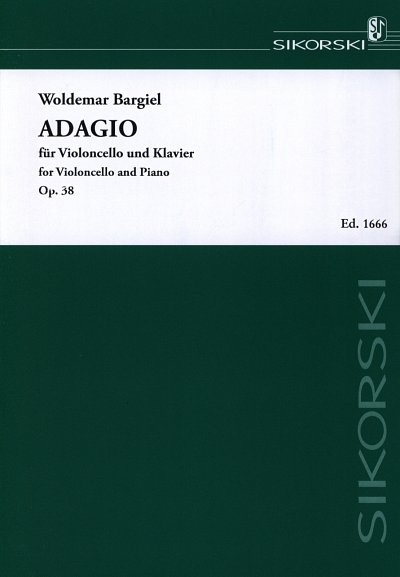 Bargiel Woldemar: Adagio Op 38 - Vc Orch Klassik Edition