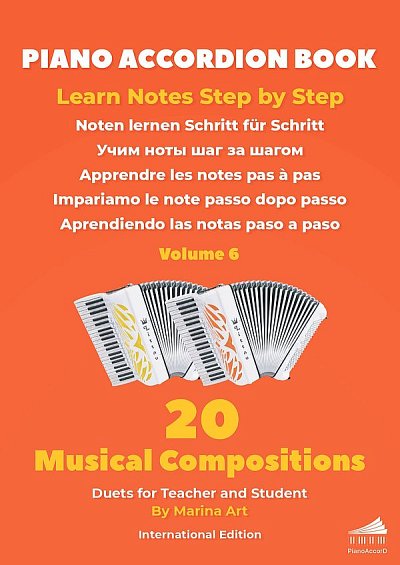 Piano Accordion Book 6: 20 Musical Compositions, 2Akk