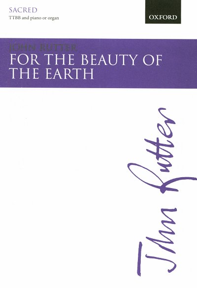 J. Rutter: For the Beauty of the Earth, Mch4KlvOrOrc (Chpa)