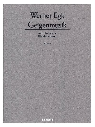 W. Egk: Geigenmusik