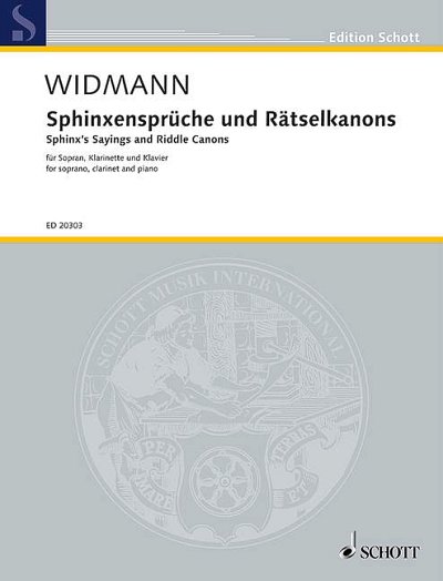 DL: J. Widmann: Sphinxensprüche und Rätselkanons (Pa+St)