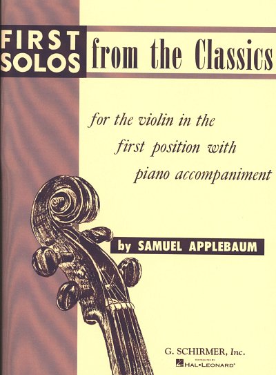 S. Applebaum: First Solos from the Classics, VlKlav (PaSt)