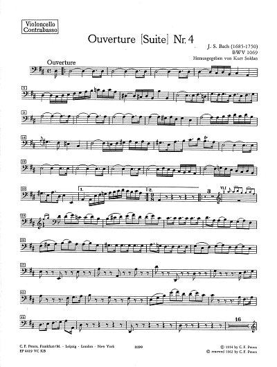 J.S. Bach: Suite (Ouvertüre) Nr. 4 D-Dur BWV 1069