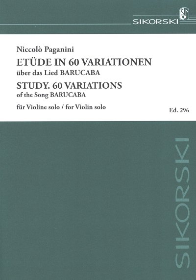 N. Paganini: Etuede In 60 Variationen