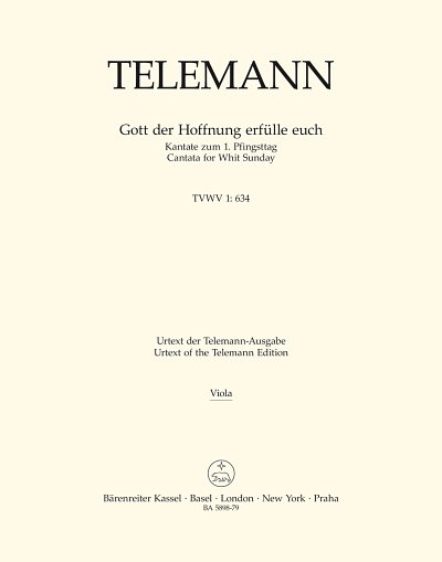 G.P. Telemann: Gott der Hoffnung erfülle euch TVWV 1:634, Va