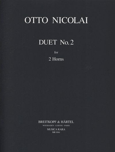 O. Nicolai: Sechs Duette Nr. 2, 2Hrn (Sppa)