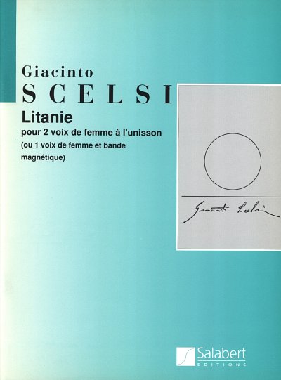 G. Scelsi: Litanie Choeur (2Vx-Eg  (Part.)