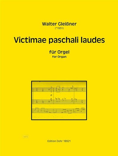W. Gleißner: Victimae paschali laudes, Org (Part.)