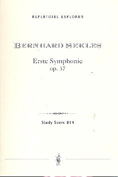 B. Sekles: Erste Symphonie op. 37, Sinfo (Stp)