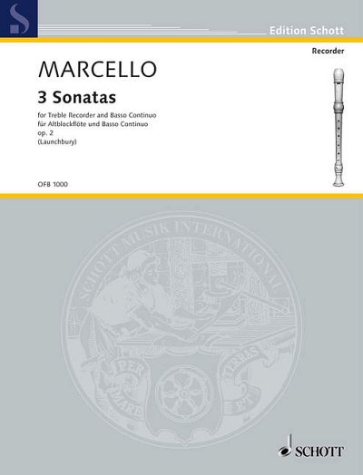 DL: B. Marcello: 3 Sonaten, ABlfBc