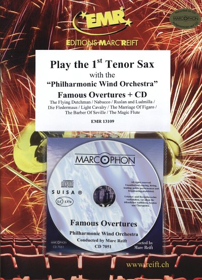 Play the 1st Tenor Sax - Famous Overtures 1, Tsax (+CD)