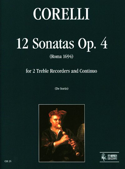 A. Corelli: 12 Sonatas op. 4, 2AblfBc (Pa+St)