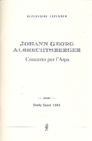 J.G. Albrechtsberger: Konzert C-Dur, HrfOrch (Stp)