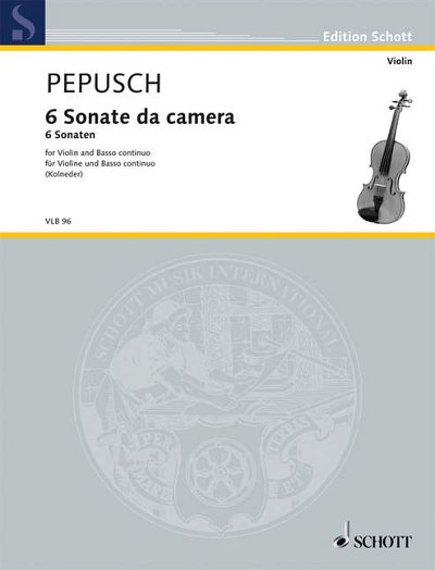 J.C. Pepusch: Six Sonate da camera