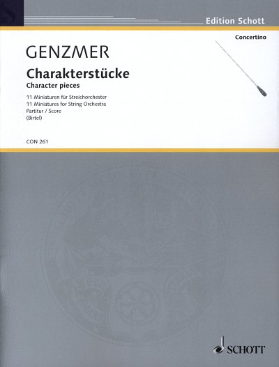 H. Genzmer: Charakterstücke GeWV 131 , Stro (Part.)